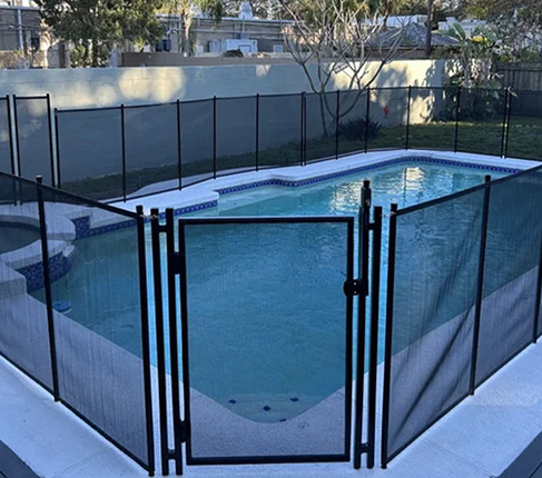 Mesh Pool Fence Gate options